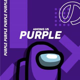 Aesthetic Among Us purple wallpaper
