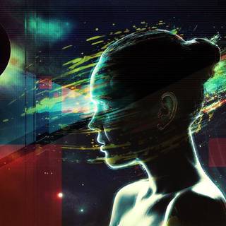 Women coding wallpaper