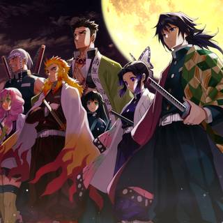 Mitsuri Demon Slayer desktop wallpaper