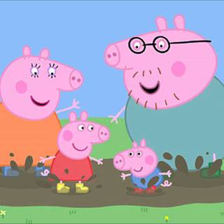 Peppa Pig amoled wallpaper