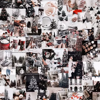 Christmas picture collages wallpaper