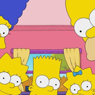 Simpsons family wallpaper