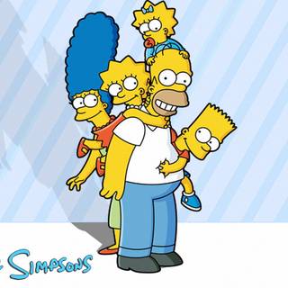 Simpsons family wallpaper
