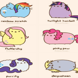 Pusheen unicorn wallpaper