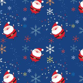 Cute Christmas blue wallpaper