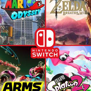 Nintendo Switch games wallpaper