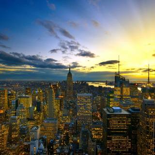 Colorful city HD wallpaper