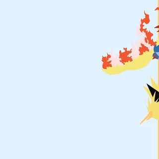 Legendary bird Pokémon wallpaper