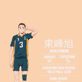 Asahi Haikyuu wallpaper