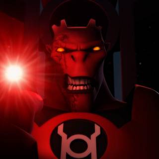 Red Lantern suit wallpaper