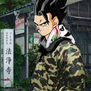 Gangster Goku wallpaper