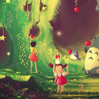 Christmas lofi wallpaper