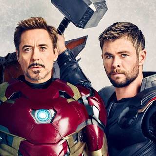 Thor and Iron Man wallpaper