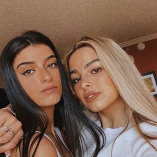 Dixie D'Amelio and Addison Rae wallpaper