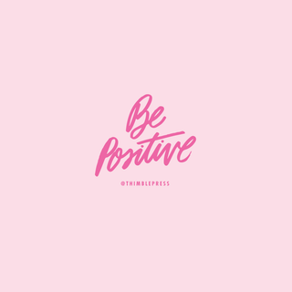 Think positive wallpaper