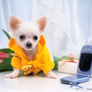 Dogs dressed up wallpaper