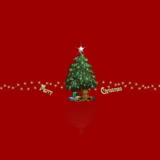 Christmas minimalist desktop wallpaper