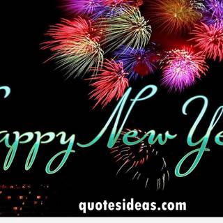 New Year card wallpaper