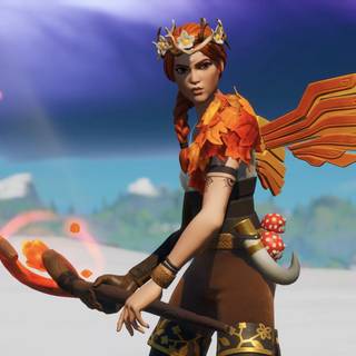 Fortnite queen autumn wallpaper