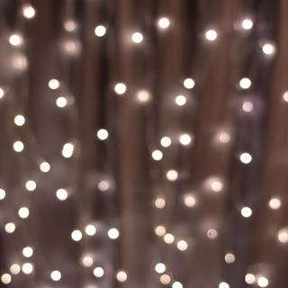 Christmas lights white wallpaper