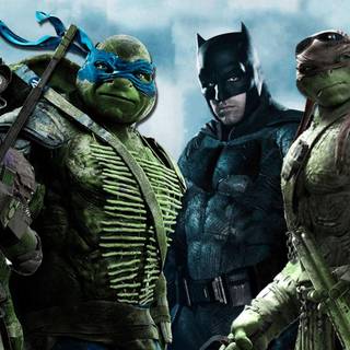 Batman vs TMNT wallpaper
