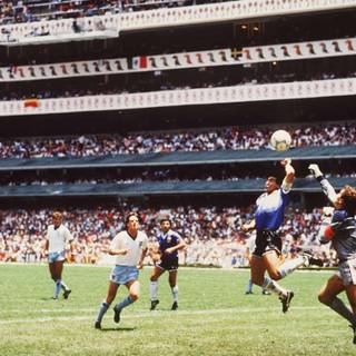 Diego Maradona Hand of God wallpaper