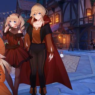 Girls game 4k wallpaper