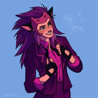 Adora and Catra wallpaper