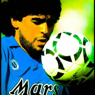 Diego Maradona poster wallpaper