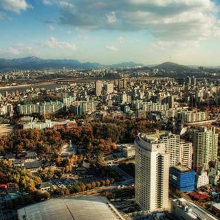 South Korea autumn wallpaper