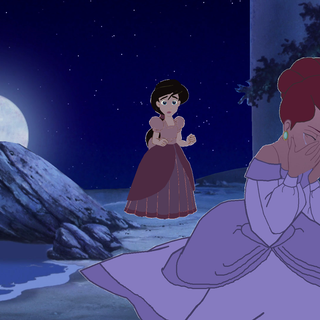 Crying princess wallpaper