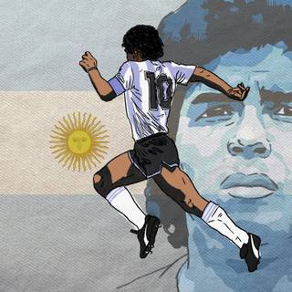 Maradona Dios wallpaper