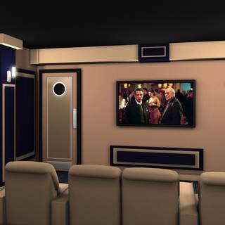 Home theatre wallpaper