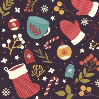 Christmas cute iPhone wallpaper