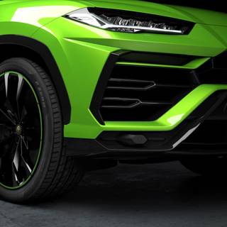 Lamborghini Urus green wallpaper