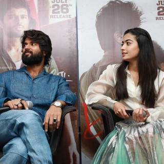 Rashmika Mandanna and Vijay Devarakonda HD wallpaper