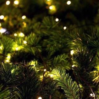 Warm Christmas lights wallpaper