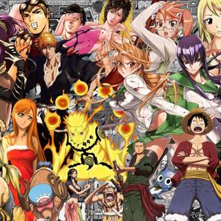 Anime heroes wallpaper