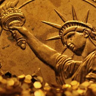 Gold coin wallpaper