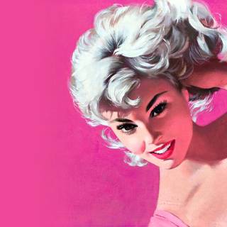 Pink women wallpaper