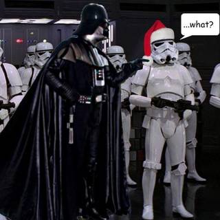 Cool Christmas Star Wars wallpaper