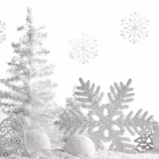 White Xmas tree wallpaper