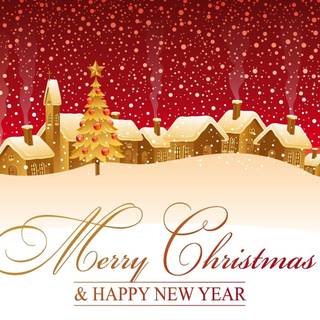 Happy Christmas and Happy New Year wallpaper
