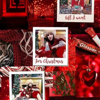 Aesthetic Christmas profile wallpaper