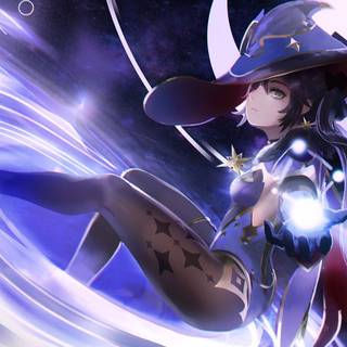 Mona Genshin Impact wallpaper