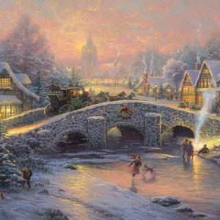 Artwork winter wallpaper