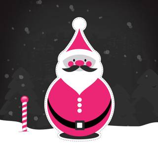 Pink and gray Christmas wallpaper