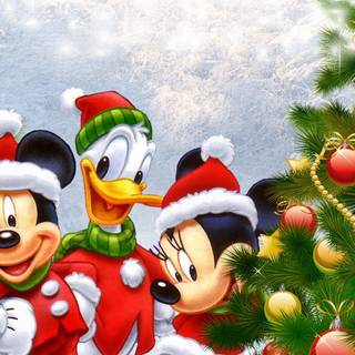 Disney Christmas desktop wallpaper