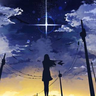 Anime evening wallpaper