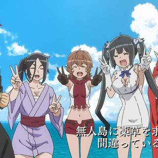 Dungeon ni Deai o Motomeru no wa Machigatteiru Darou ka wallpaper